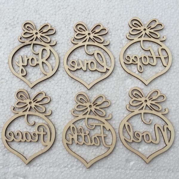 

christmas decorations for home 2021 ornament 6pcs wooden xmas tree hanging tags pendant decor#p30
