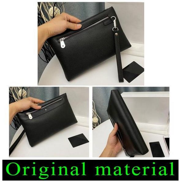 

man and woman purse hand bag clutch handbag quality black