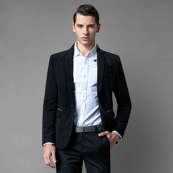 

2019 boutique men's fashion trend slim fit two button suit, White;black