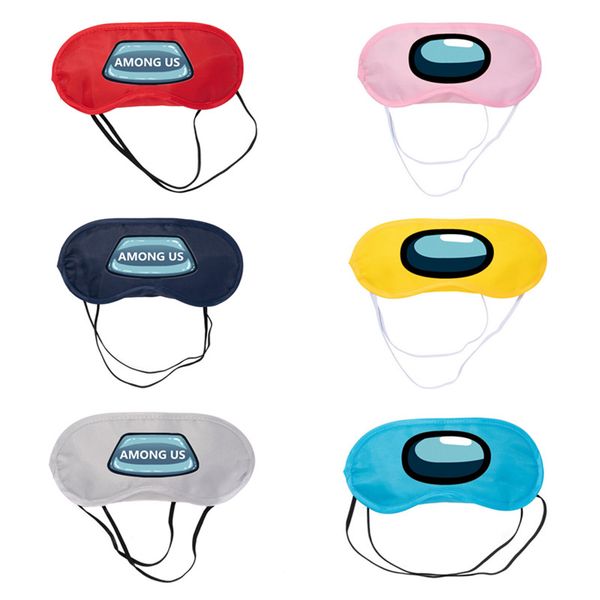 

game among us sleep mask women men natural breathable sleeping eye mask eyes cover shade travel eyepatch relax blindfold 20 colors e121701, Blue