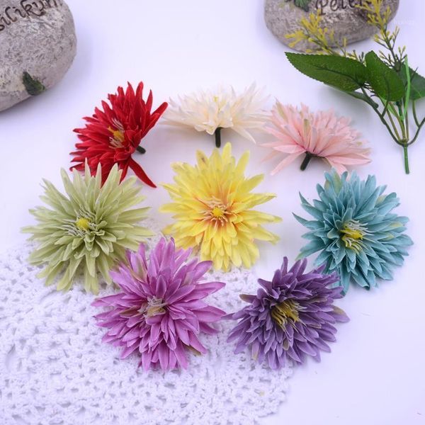 

10pcs/lot silk 7.5cm gerbera artificial flower for wedding home daisy decoration mariage flores clothing hats accessories flower1