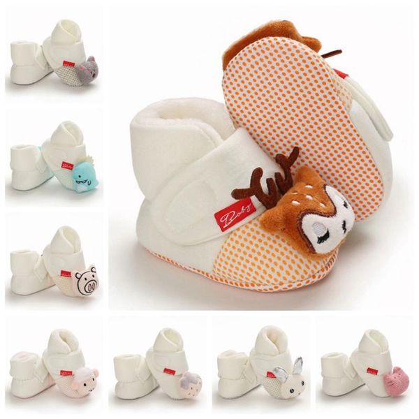 

baby newborn bootie winter warm infant toddler crib shoes cartoon floor boys girls boots