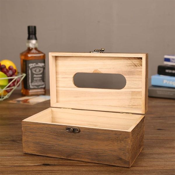 

tissue boxes & napkins box holder storage paper cover car wood cas