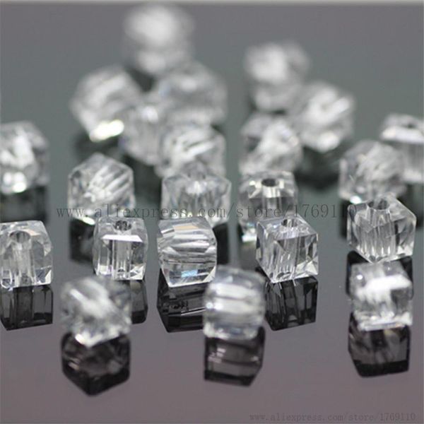 

isywaka 100pcs cube 4 мм сплошной желтый цвет квадрат австрия хрустальные бусины стеклянные бусины свободные прокладки шарик diy ювелирные и