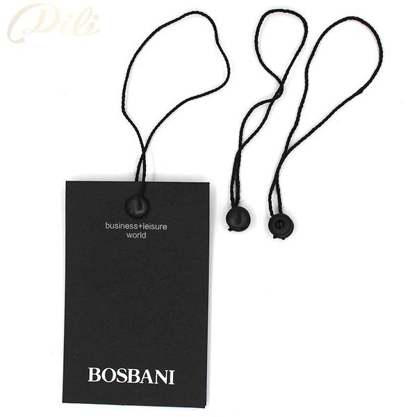 

7 '' hang tag string в кабинете кабинета одежды квасят консультирование. строковый шнур для уплотнения цен на одежду, Black;white