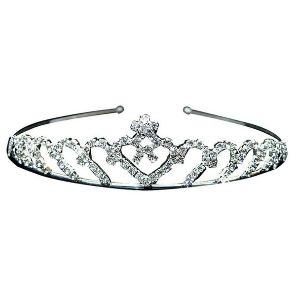

hair clips & barrettes xiufen women accessory alloy rhinestone band bride wedding flower crown decoration, Golden;silver