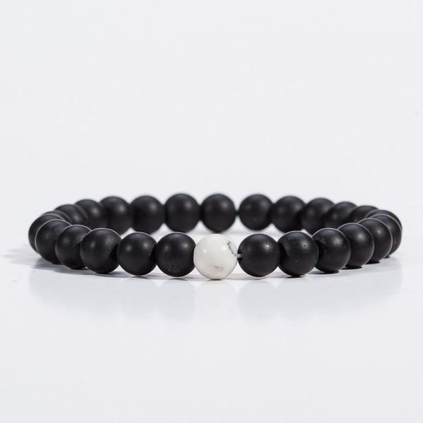 

mkendn новая мода белый и черный 8 мм натуральные камни пара браслеты в шарнирных бисерах влюбленные йоги браслеты для мужчин и женщин sqcxu