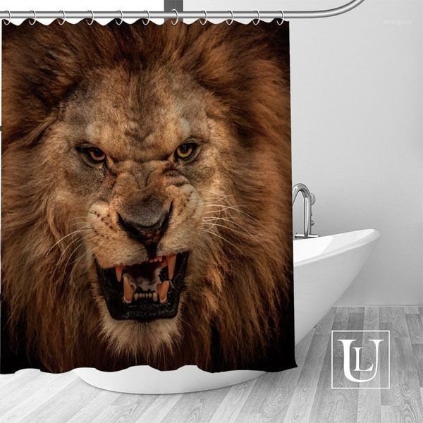 

lion shower curtains custom bathroom curtain waterproof bathroom fabric polyester shower curtain