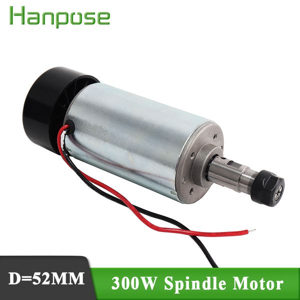 

300w dc spindle motor for pcb engraving machine milling machine 0.3k cold air spindle motor