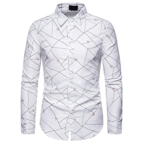

stylish swallow striped shirt men 2020 brand design slim fit long sleeve mens dress shirts business casual camisa masculina xxl, White;black