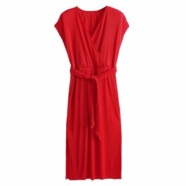 

autumn new loose and slim wind big red v-neck split mid length dress, Black;gray