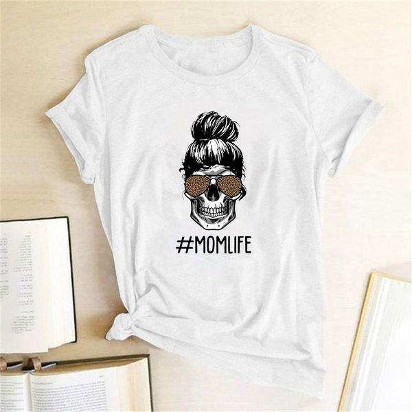 

mama momlife letters print women t-shirt fashion mother clothing tees graphic female t-shirt ladies t-shirt mujer camisetas, White