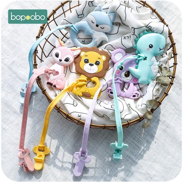 

bopoobo 1pc baby dummy pacifier chain clip cotton sile teether soother nipples holder newborn baby toy feeding accessories q wmtnxf
