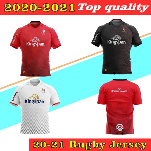 

2020 2021 ulster rugby jersey 20 21 ulster home away european shirt size s-5xl quality, Black;gray