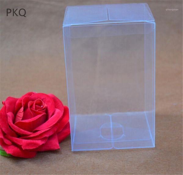 

gift wrap 10pcs large size transparent pvc box party jewelry candy plastic storage clear macaron packaging boxes1