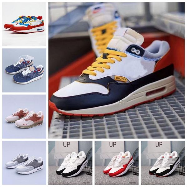 

new arrival 1 87 dlx air atmos casual shoe animal pack 1s parra leopard gra men maxes women classic athletic zapatos trainersfas