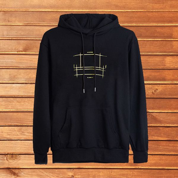 

20fw mens stylist pullover hoodies mens classic hoodies men women oversize sweatshirt hoodies size s-2xl, Black