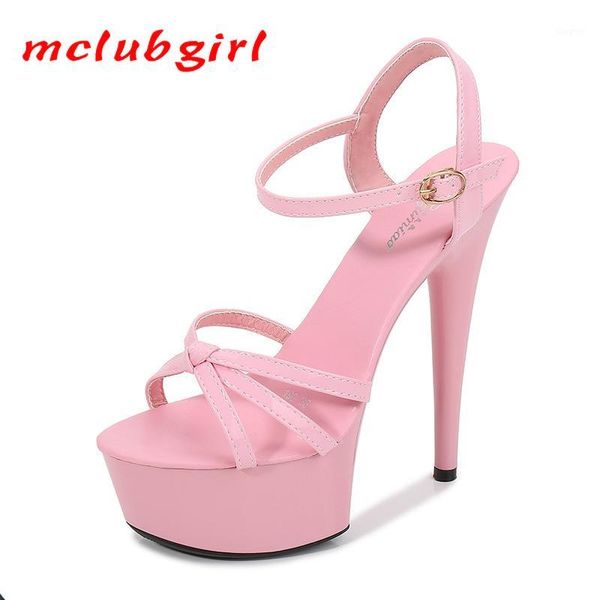 

dress shoes mclubgirl catwalk artifact model fine with black platform 15cm heels ultra-high-heel sandals women's summer lfd1