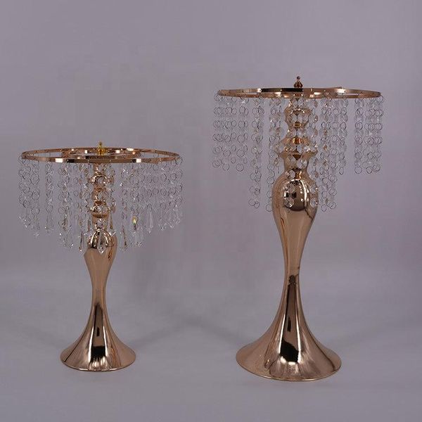 

15pcs)crystal flower stands acrylic flower chandelier wedding decoration vase event table centerpiece party decor