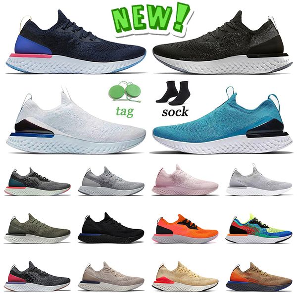 

2022 new sports running shoes epic fly knit v1 v2 mens women sneakers white plum blue pink olive black orange belgium club gold outdoor trai