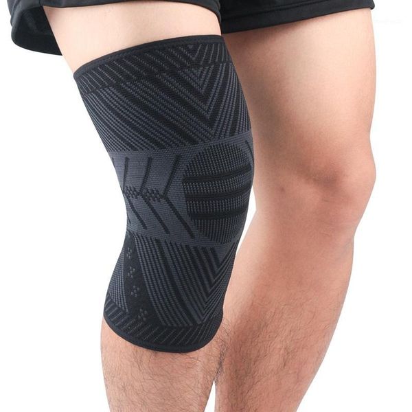 

elbow & knee pads 1pcs compression sleeve brace support running basketball workout sports anti-slip protector1, Black;gray