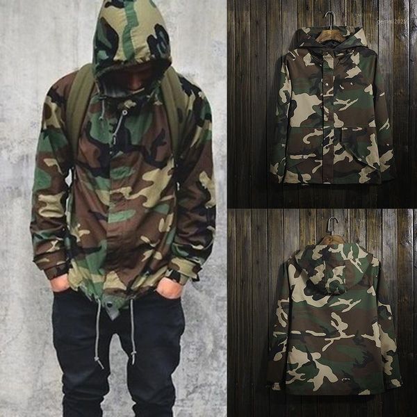 

men's jackets 2021 men autumn casual outdoor tactical hooded jacket coat plus size camouflage windbreaker casaco jaqueta masculino1, Black;brown