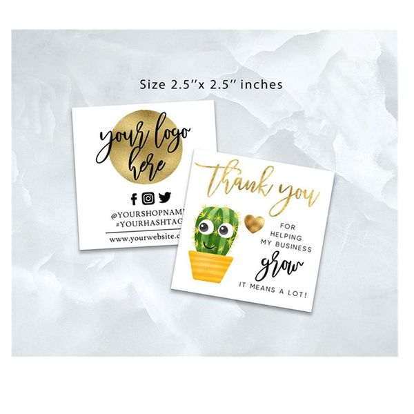 

спасибо визитная карточка упаковочные карты сми социальные карты вставьте карту добавить свой логотип gold cipple bakery business insert wmt