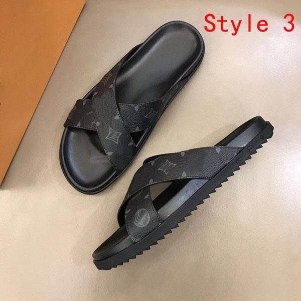 

new luxury men summer fashion sandals shoes classics fashion men shoes casual flats sandals for men beach flip flops with original box, Black