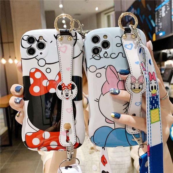 

qacartoon waist is suitable for 12 mobile phone case wristband cross sling 11 / x huawei p40 / mate30lk