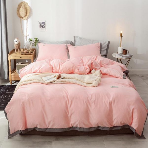 

bedding sets washed cotton four-piece set does not shrink, fade, ball, and reactive printing dyeing