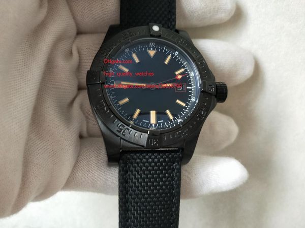 

wristwatches 44mm blackbird automatic mechanical black dial v1731110-bd74gcvt mens men's watch watches, Slivery;brown