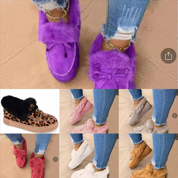 

0weki shoes plus velvet and winter lovely home snow boots mop cotton yarn shoes indoor and outdoor warm slip home autumn cotton slippers, Black