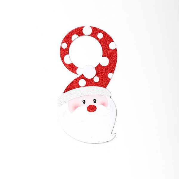 

creative decorations christmas door handle ornaments santa claus snowman elk new year's door hanging christmas home decoration sqckns