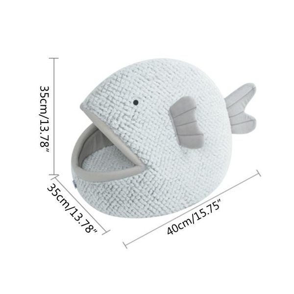 

cute pet tent house kennel winter warm nest soft foldable sleeping mat pad house