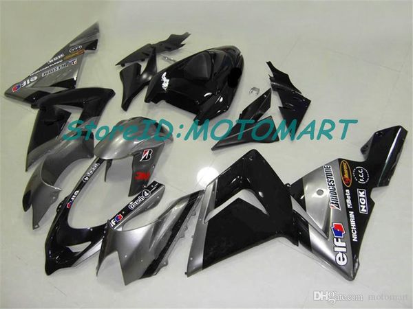 Corpo per KAWASAKI NINJA ZX1000C ZX 10R 04 05 ZX10R ZX1000 C ZX-10R ZX 10 R 2004 2005 Kit carenatura KM31