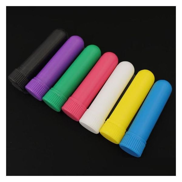 

100 sets colored essential oil aromatherapy blank nasal inhaler tubes diffuser with c jllgsj sport777