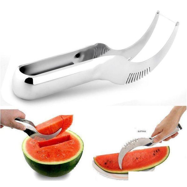

watermelon slicer stainless steel fruit faster melon cutter server watermelon corer cantaloupe cutting seeder slicer jllqnh mywjqq