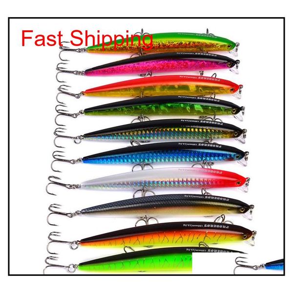 

new sea lure slender shape lure minnow fishing lure 12.5g 13.5cm abs plastic hard bait casting spi qylzii yhshop2010