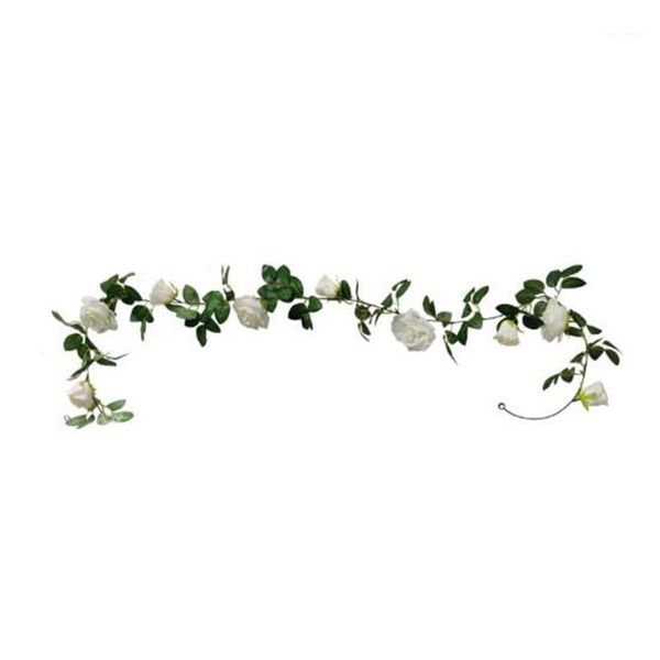 

decorative flowers & wreaths artificial rose garland hanging rattan vine ivy wedding 2021 arrival1