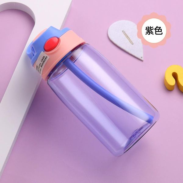 

480ml 4 colors baby water bottles infant newborn cup children learn feeding straw juice drinking bottle bpa for kids new wmtjra