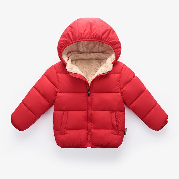 

winter 1 children's 2 plush thickened coat 3 baby down jacket 4-year-old boys and girls cotton padded good, Blue;gray