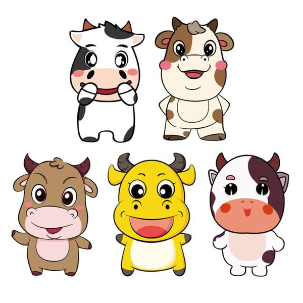 

10pcs chinese new year red envelopes chinese cattle red packets party favors