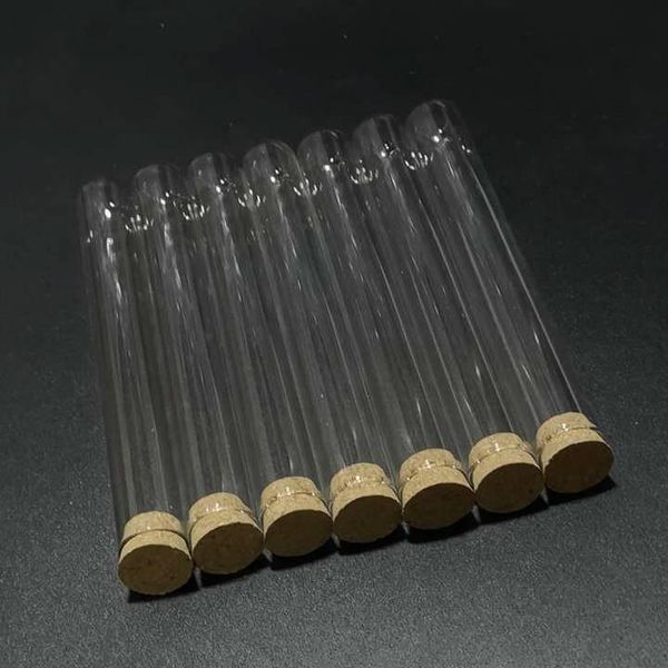 

24pcs/lot 18x150mm transparent glass round bottom test tubes with cork ser for kinds laboratory glassware q bbywon