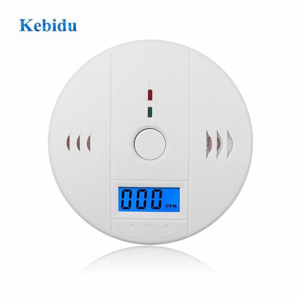 

lcd окись углерода детектор сигнала тревоги домашней безопасности угарный smart sensor alarm monitor tester встроенный 85db звук сирены