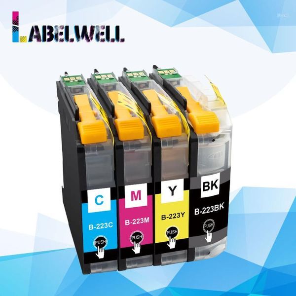 

ink cartridges labelwell 4x lc223 lc 223 lc223xl cartridge compatible for brother mfc-j4620dw mfc-j480dw -j562dw -j4120dw mfc-j680dw1