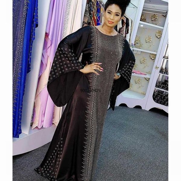 

african dresses for women 2021 size summer diamond printed african lady long dress dashiki cotton muslim maxi dress, Red