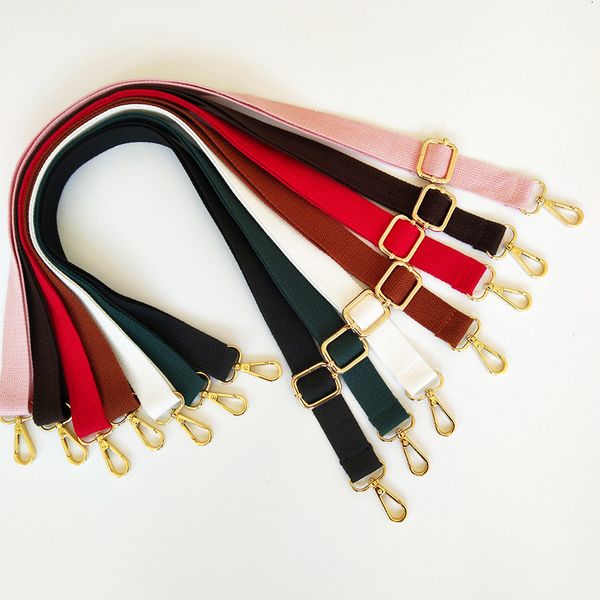 

diy bag strap women shoulder hanger colored belt bag strap accessories adjustable rainbow handbag straps, Black