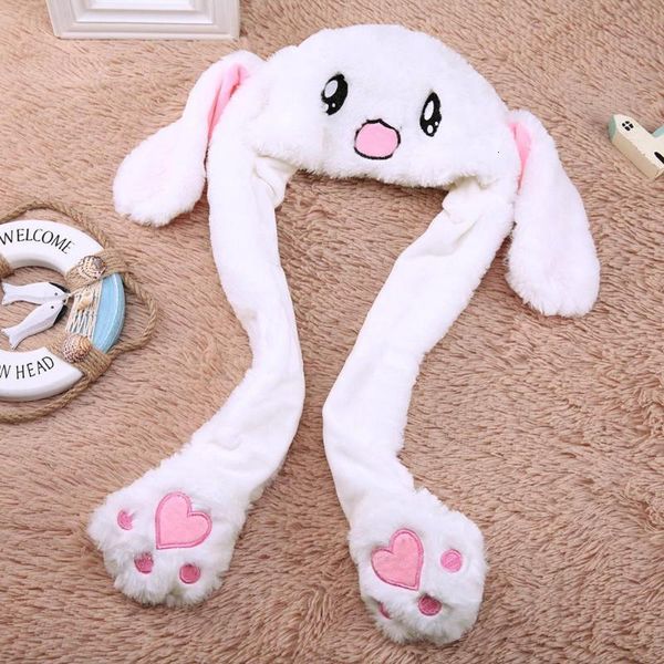 

baby airbags props kids cartoon pgraphy luminescence hats lovely strange plush moving ears rabbit toys 4ay6