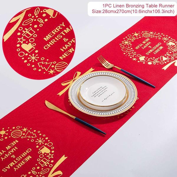 

лось белье рождественский стол бегун с рождеством украшения для дома рождественский стол украшения рождественские навигации 2020 новый год 2