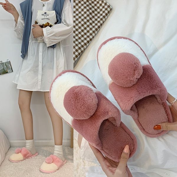 

shoes woman 2020 slippers flat fringe low luxury slides slipers women winter footwear platform massage designer new pu short y1120, Black
